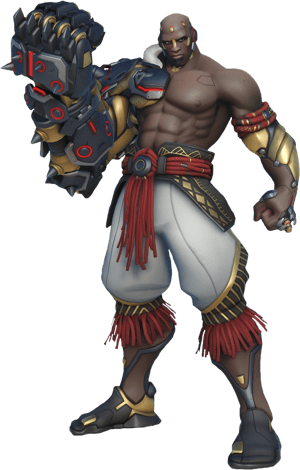 This is the Avatar Image for the Akande Ogundimu "Doomfist" (Overwatch) - Luiz Carlos Persy AI Voice and Text to Speech Generator
